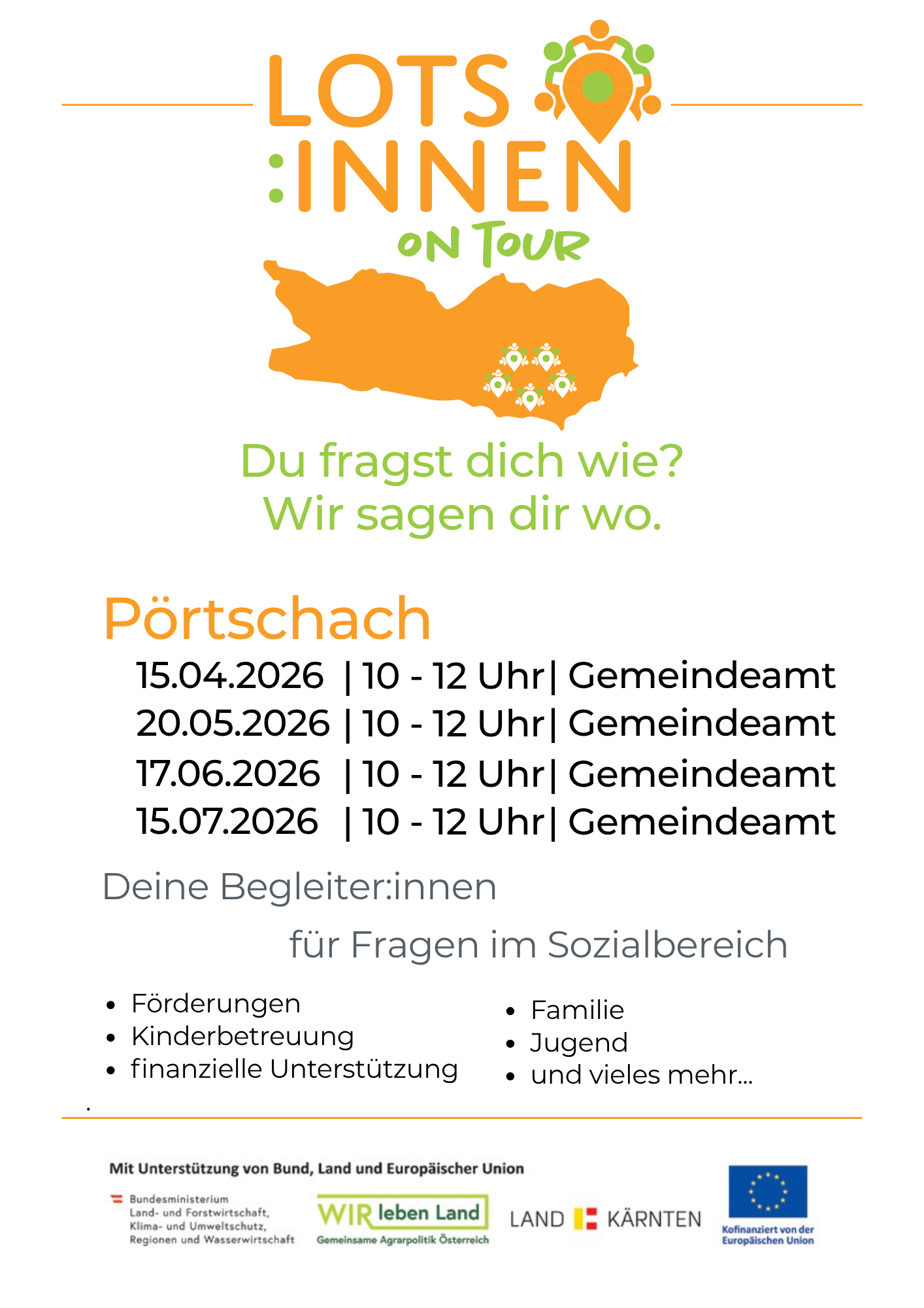 LOTS:innen on tour in der Carnica Klagenfurt-Umland-Region - Umfrage